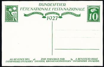 Briefmarken: BK45 - 1927 Knabe mit Fahne