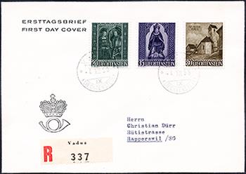Stamps: FL318-FL320 - 1958 Christmas