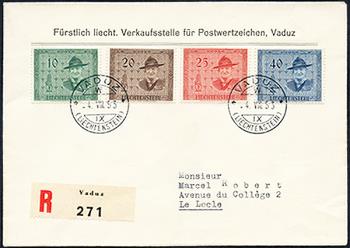 Briefmarken: FL259-FL262 - 1953 Pfadfinder