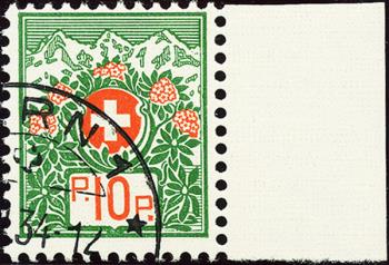 Timbres: PF12Bz - 1934 Armoiries suisses