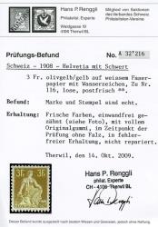 Thumb-3: 116 - 1908, Carta in fibra, con gomma liscia