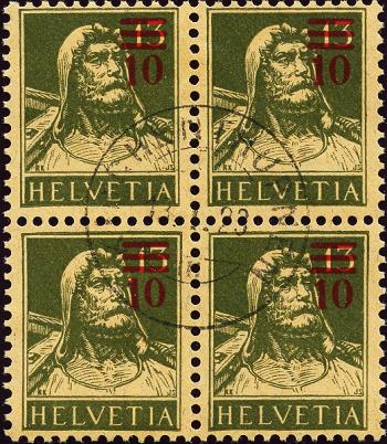 Briefmarken: 149 - 1921 Aufbrauchsausgaben mit neuen Wertaufdrucken