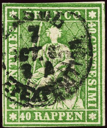 Thumb-1: 26G - 1860, Berner Druck, 4. Druckperiode, Zürcher Papier