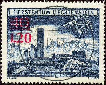 Briefmarken: FL254 - 1952 Aushilfsausgabe