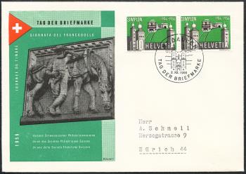 Briefmarken: 1956 -  St.Gallen 2.XII.1956
