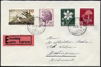 Thumb-3: J117-J120 - 1946, Bildnis R. Töpffer und Alpenblumenbilder