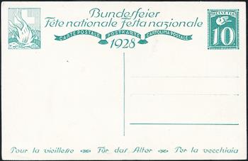 Briefmarken: BK47 - 1928 Grossmutter mit Mädchen