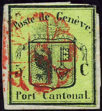 Thumb-1: 5 - 1845, Kanton Genf, Kleiner Adler
