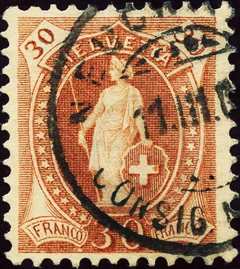 Briefmarken: 68E.2.50/II - 1901 weisses Papier, 14 Zähne, KZ B