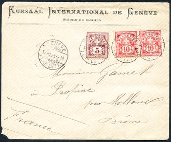 Stamps: 60B+61B - 1894 Fiber paper, KZ B