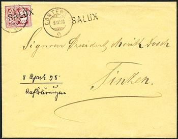Francobolli: 60A - 1882 Carta in fibra, KZ A