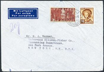 Briefmarken: 216v, J94 - 1938+1940 Symbolische Darstellungen und Pro Juventute mit Thurgauerin