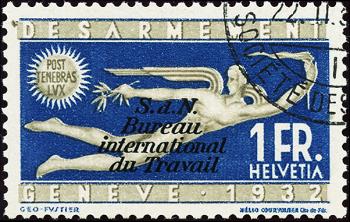 Briefmarken: BIT37.2.03 - 1932 Gedenkmarken zur Abrüstungskonferenz in Genf