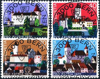Briefmarken: B182-B185 - 1979 Schlösser IV