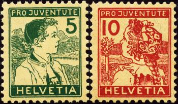 Stamps: J2-J3 - 1915 costume pictures
