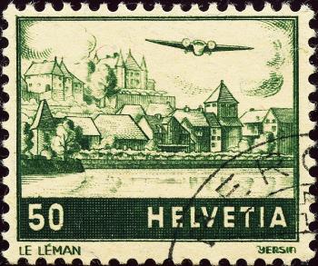 Stamps: F29.2.01 - 1941 landscapes and airplanes