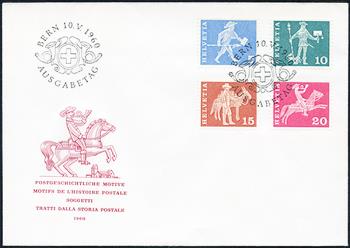 Thumb-3: 355-372 - 1960, Motifs et monuments de l'histoire postale