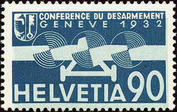 Thumb-1: F18.1.09 - 1932, Emissione commemorativa per la conferenza sul disarmo di Ginevra