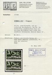 Thumb-3: F4z - 1937, Verschiedene Darstellungen, Ausgabe auf geriffeltem Papier