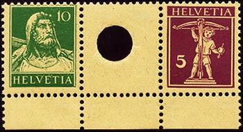 Briefmarken: S28 -  Mit kleiner Lochung