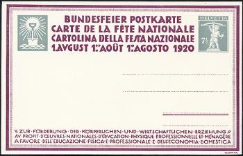 Briefmarken: BK31 - 1920 Käser