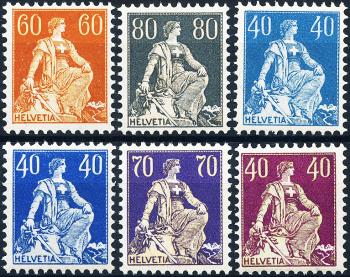 Briefmarken: 140-176 - 1918-1925 Faserpapier