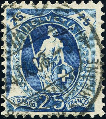 Thumb-1: 95A - 1908, Faserpapier, 14 Zähne, WZ