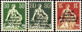 Thumb-1: 8z-11z - 1935-1944, Helvetia con spada, carta gessata increspata