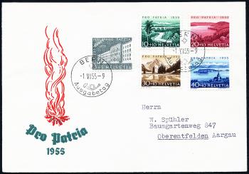 Thumb-1: B71-B75 - 1955, ETH Zurich, lacs et cours d'eau, ET allemand