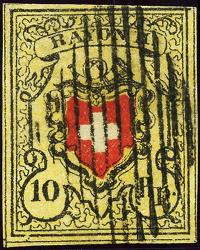 Briefmarken: 16II-T21 D-LU - 1850 Rayon II ohne Kreuzeinfassung