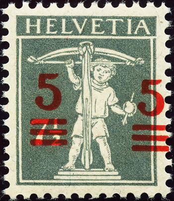 Briefmarken: 148II.1A15 - 1921 Aufbrauchsausgaben mit neuen Wertaufdrucken