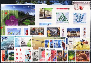 Briefmarken: CH2016 - 2016 Jahreszusammenstellung