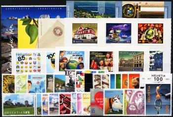 Briefmarken: CH2017 - 2017 Jahreszusammenstellung