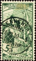 Thumb-2: 77C.1.07 - 1900, 25 anni Unione postale universale