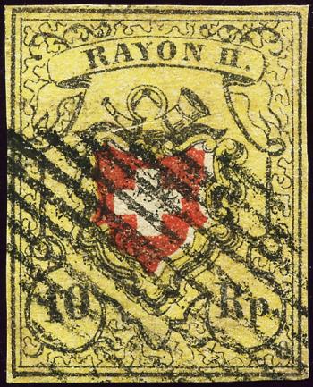 Briefmarken: 16II-T17 E-LO - 1850 Rayon II ohne Kreuzeinfassung