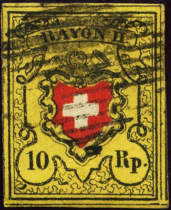 Stamps: 16II.1.09-T39 B-RO - 1850 Rayon II without cross border