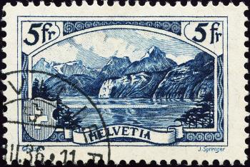 Briefmarken: 178 - 1928 Rütli, neue Zeichnung