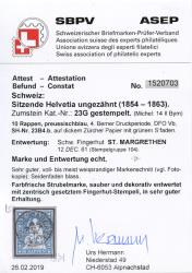 Thumb-3: 23G - 1859, Stampa di Berna, 4° periodo di stampa, carta di Zurigo
