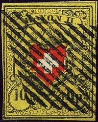 Stamps: 16II-T18 D-RO - 1850 Rayon II without cross border