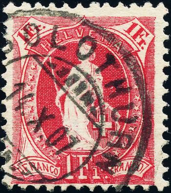 Thumb-1: 91C - 1907, papier blanc, 14 dents, WZ