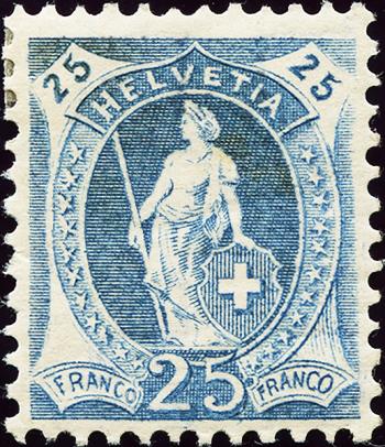 Thumb-1: 93B - 1906, weisses Papier, 14 Zähne, WZ