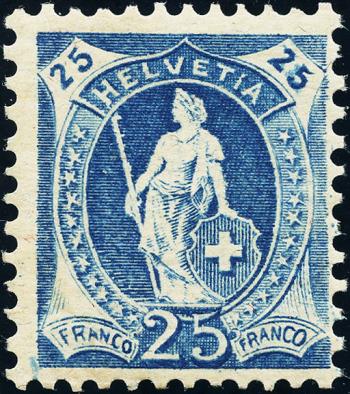 Francobolli: 95B - 1908 Carta in fibra, 13 denti, WZ