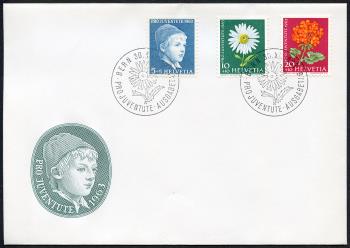 Briefmarken: J200-J202 - 1963 Knabenbildnis, Wiesen- und Gartenblumen