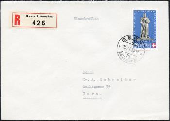 Briefmarken: B8-B11 - 1940 Einzelwerte aus Bundesfeierblock I