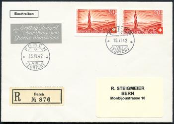 Thumb-2: B17-B18 - 1942, Einzelwerte aus dem Bundesfeierblock II