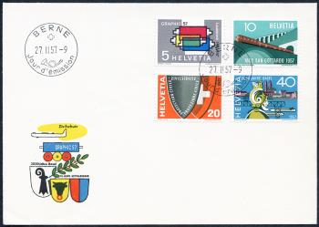 Briefmarken: 328-331 - 1957 Werbe- und Gedenkmarken