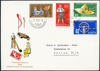 Thumb-1: 320-323 - 1955, Promotional and commemorative stamps