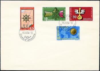 Thumb-1: 316-319 - 1954, Timbres promotionnels et commémoratifs