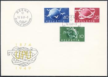 Thumb-1: 294-296 - 1949, 75 years Universal Postal Union