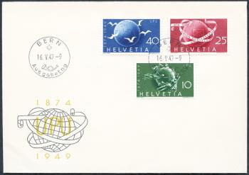 Thumb-3: 294-296 - 1949, 75 years Universal Postal Union